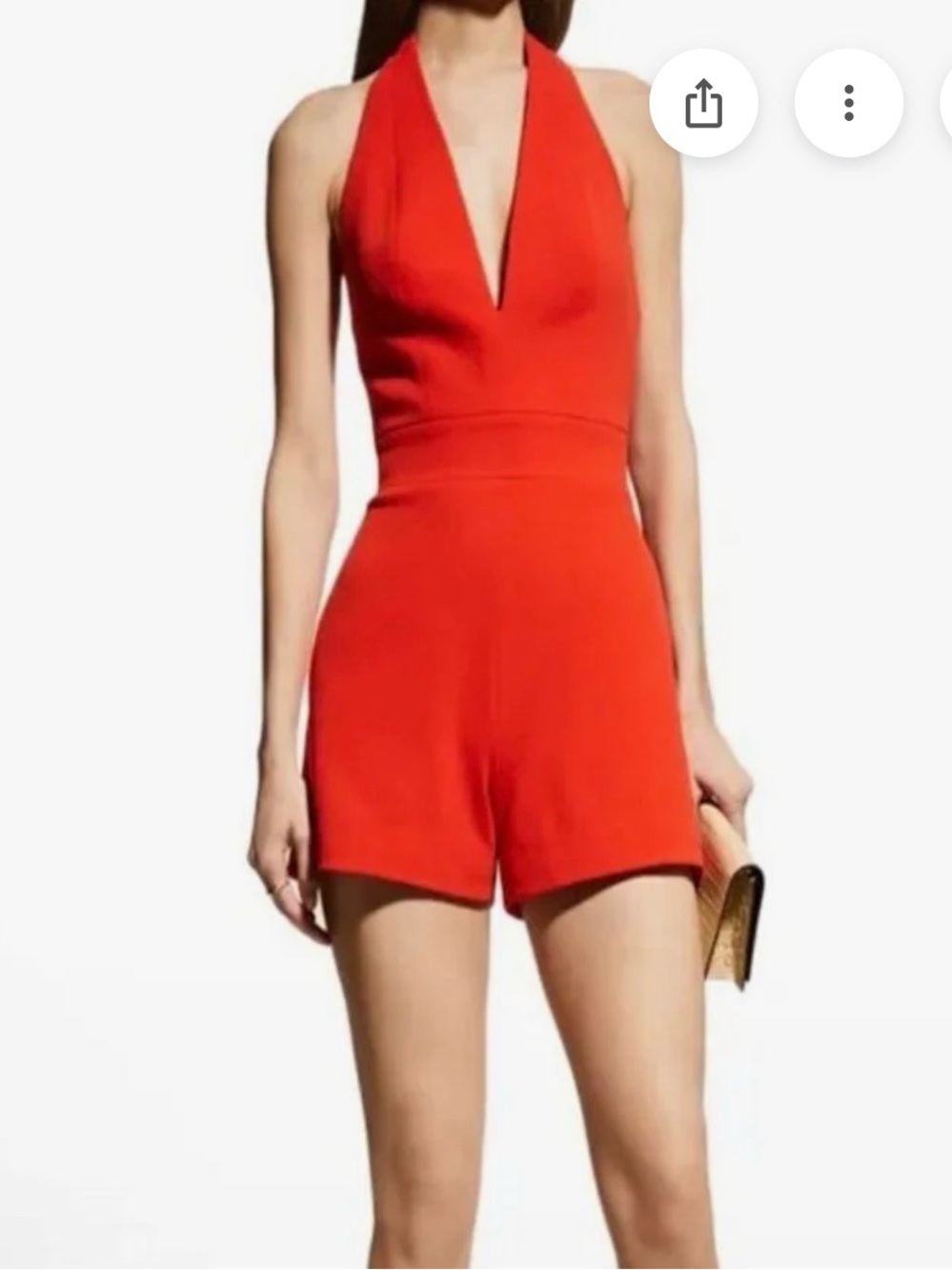 Dress the Population Halter Mini Romper